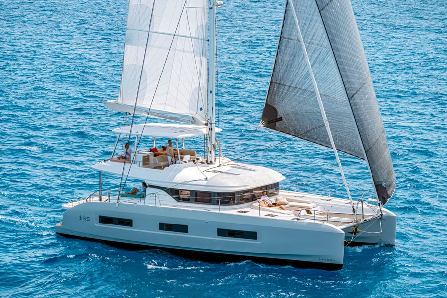 Lagoon 55 à vendre avec Pelagia Yachting